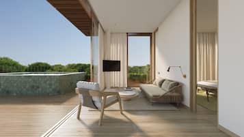 Deluxe suite, privézwembad (Master, Praia Collection) | Terras