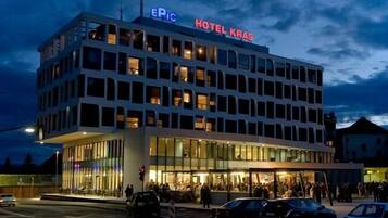 Front of property - evening/night