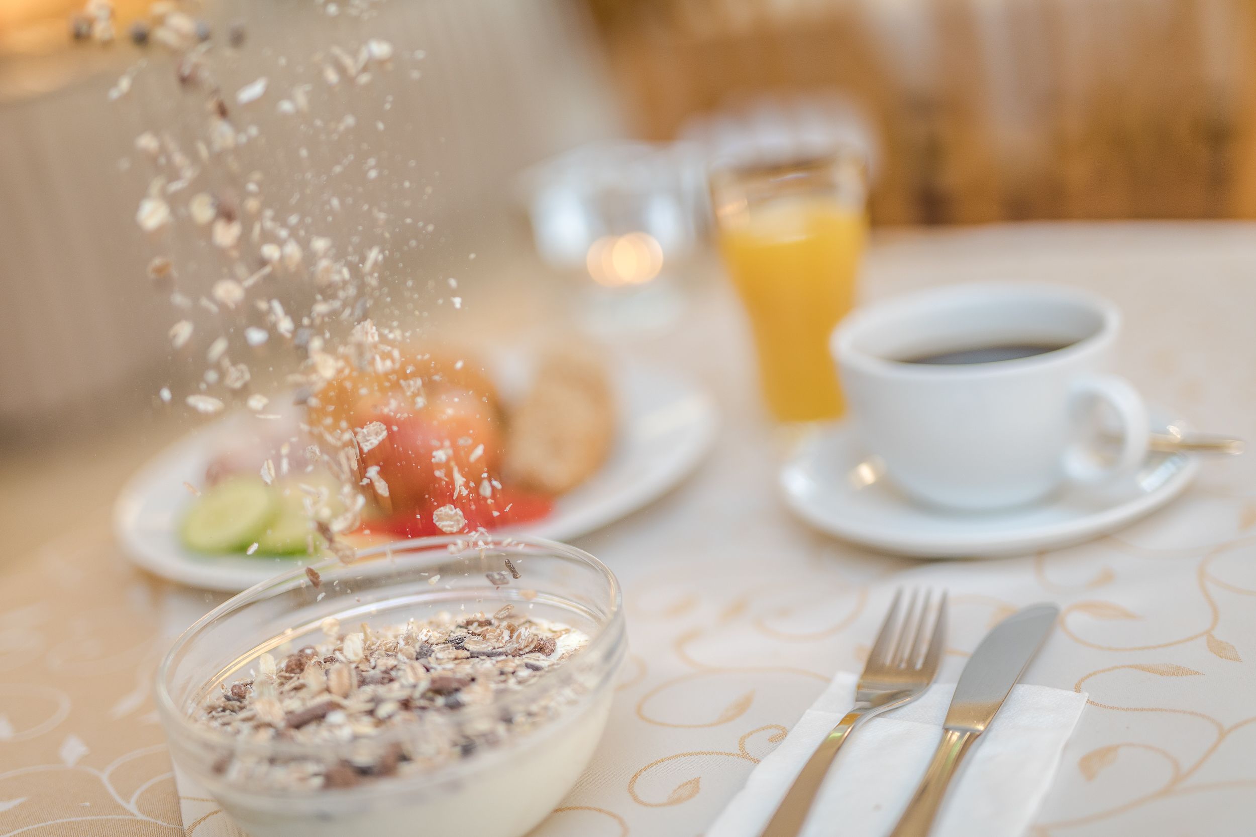 daily buffet breakfast (eur 15 per person)
