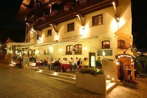 Front of property – evening/night