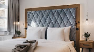 Suite Premium | Ropa de cama hipoalergénica y caja fuerte