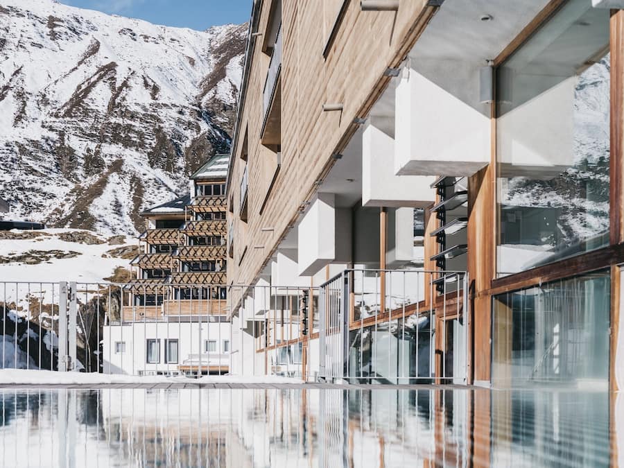 Indoor pool, outdoor pool, pool loungers