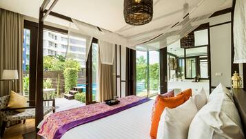 Qualia Jacuzzi Pool Villa | Vue de la chambre