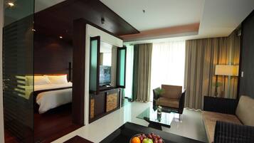 40-inch TV with satellite channels