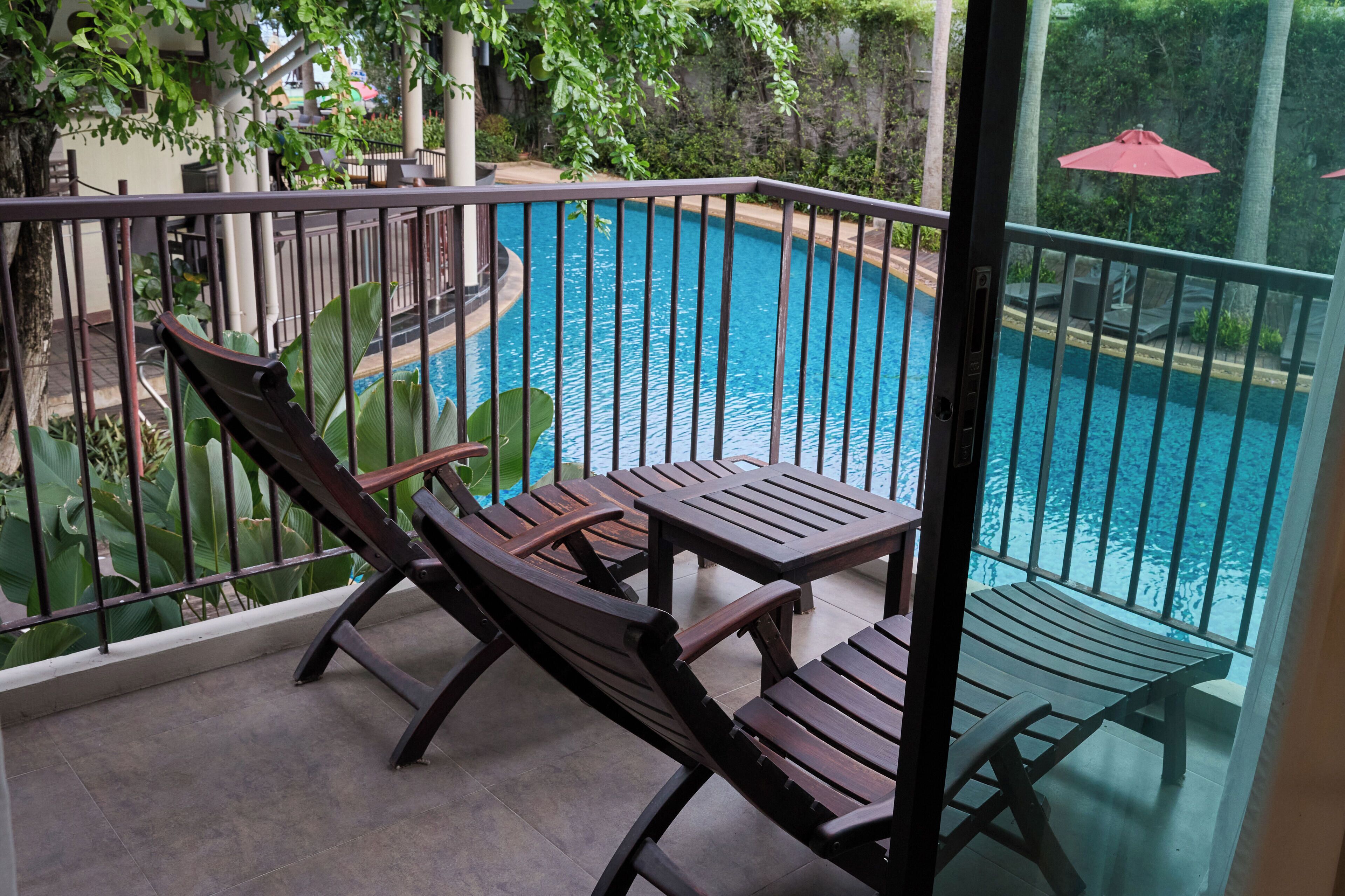 Suite at Pool | Balcony view