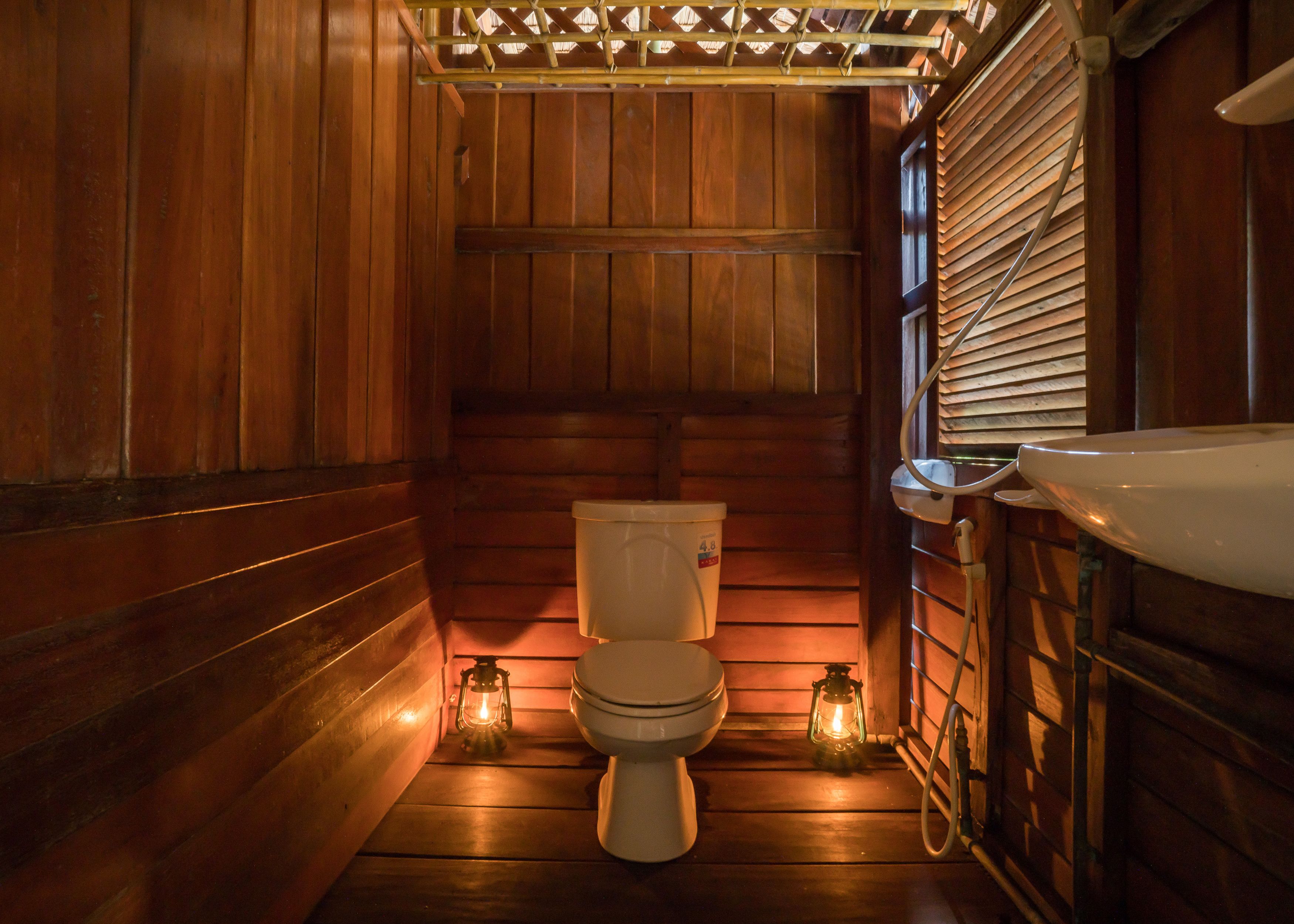 shower, designer toiletries, towels