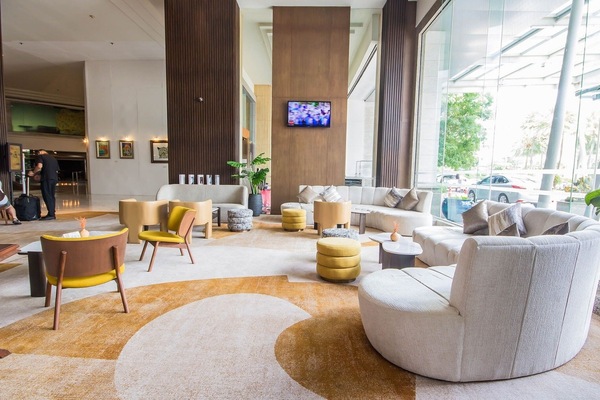 Zona de estar del vestíbulo