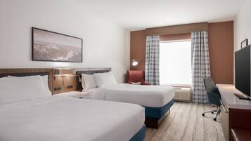 Room, 2 Queen Beds (Evolution) | Blackout drapes, iron/ironing board, free cribs/infant beds, free WiFi