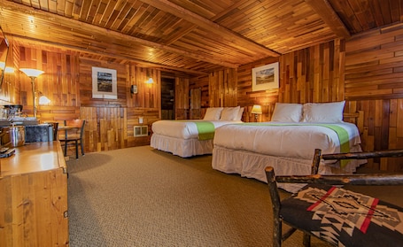 Standard Room, 2 Queen Beds | Iron/ironing board, cribs/infant beds, free WiFi, bed sheets