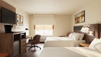 Pillow-top beds, in-room safe, desk, blackout curtains