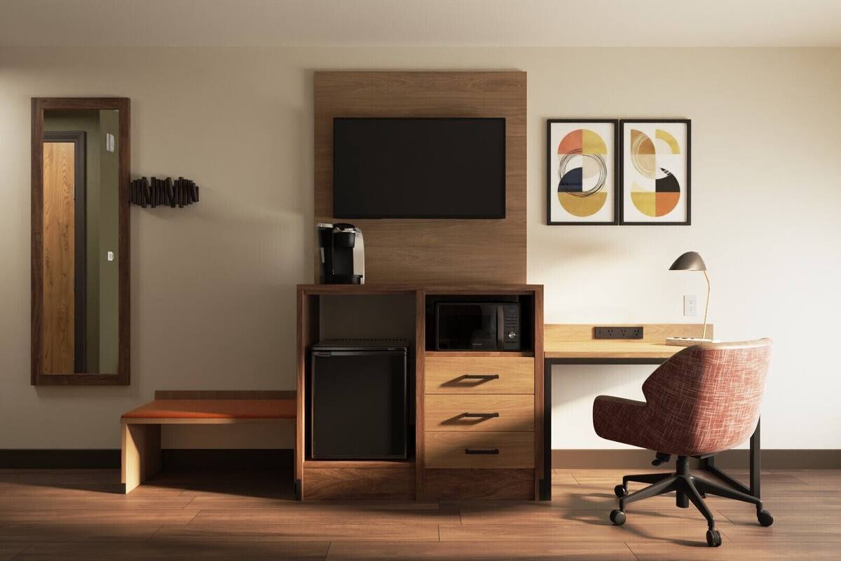 pillow-top beds, in-room safe, desk, blackout curtains