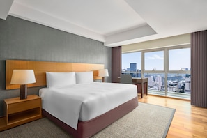 Premium bedding, memory foam beds, minibar, in-room safe