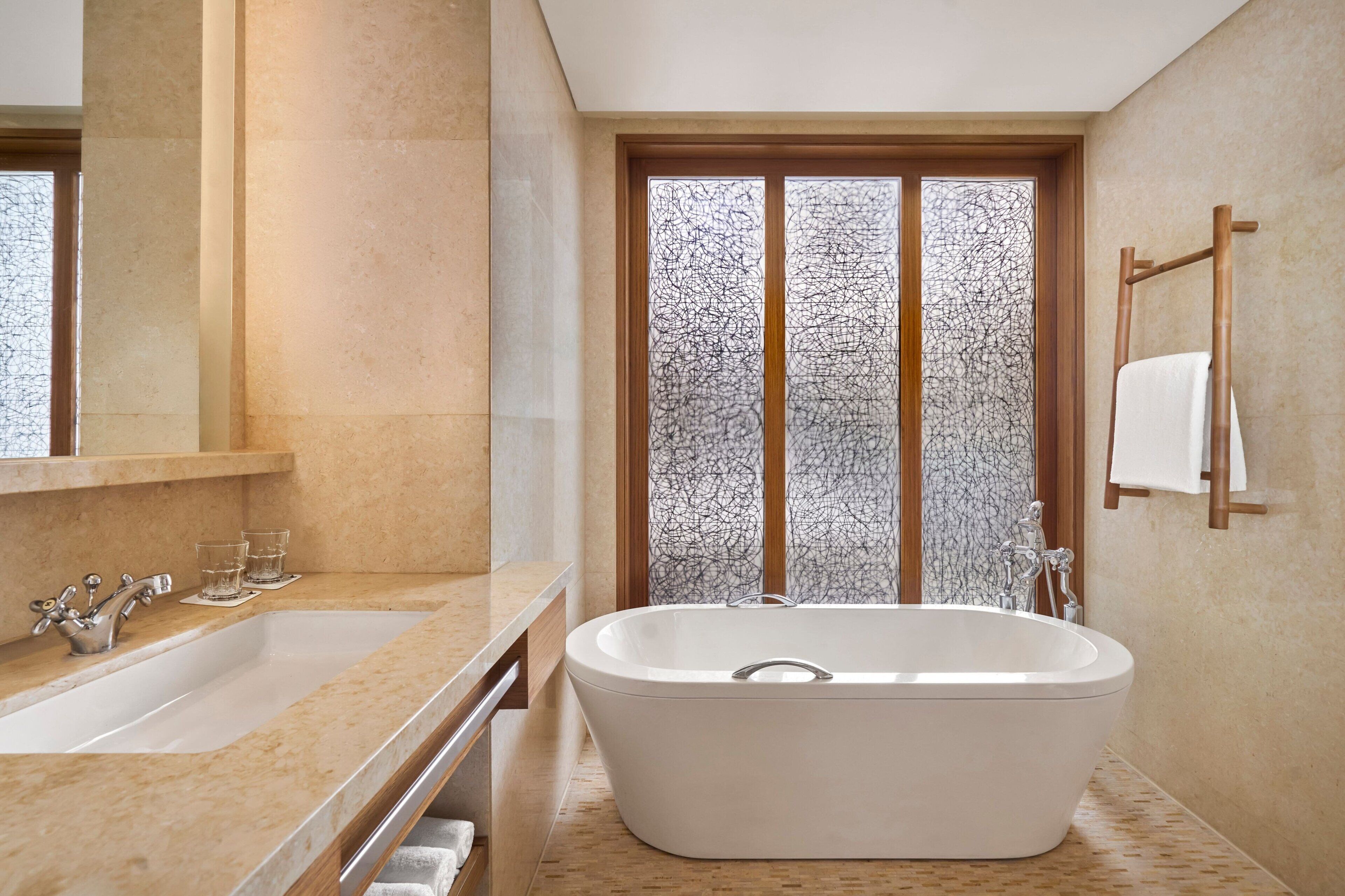 free toiletries, hair dryer, bathrobes, slippers