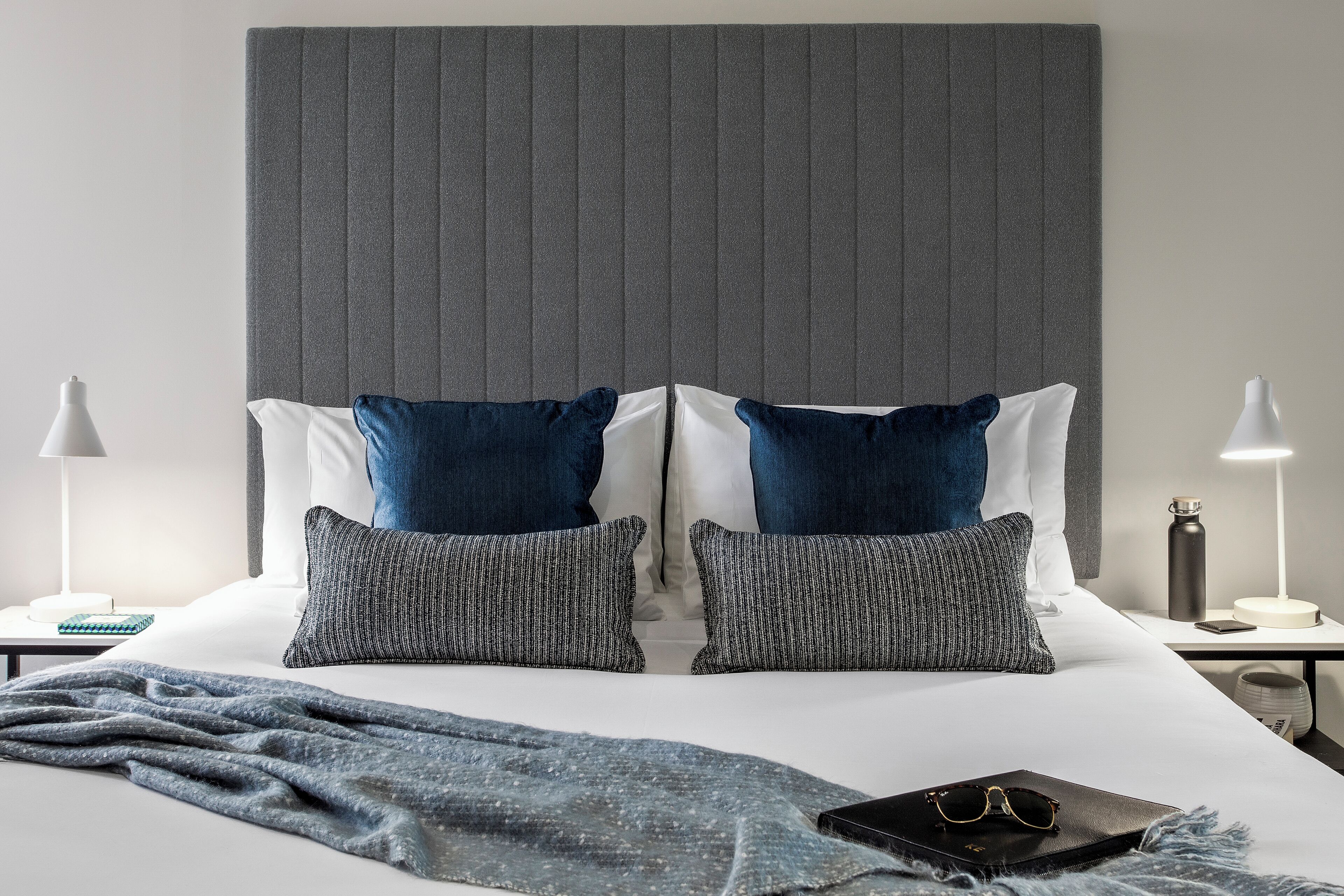 Premium bedding, desk, iron/ironing board, cribs (surcharge)