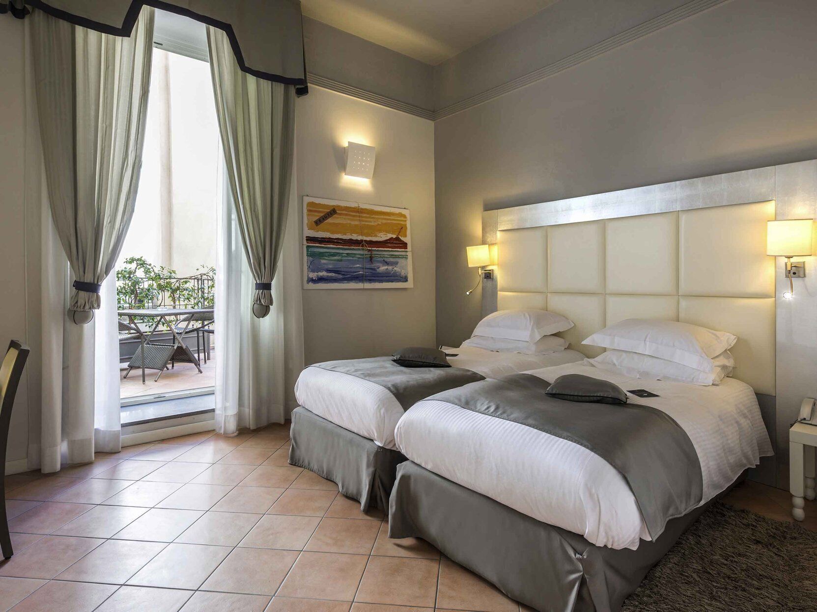Premium bedding, minibar, in-room safe, desk
