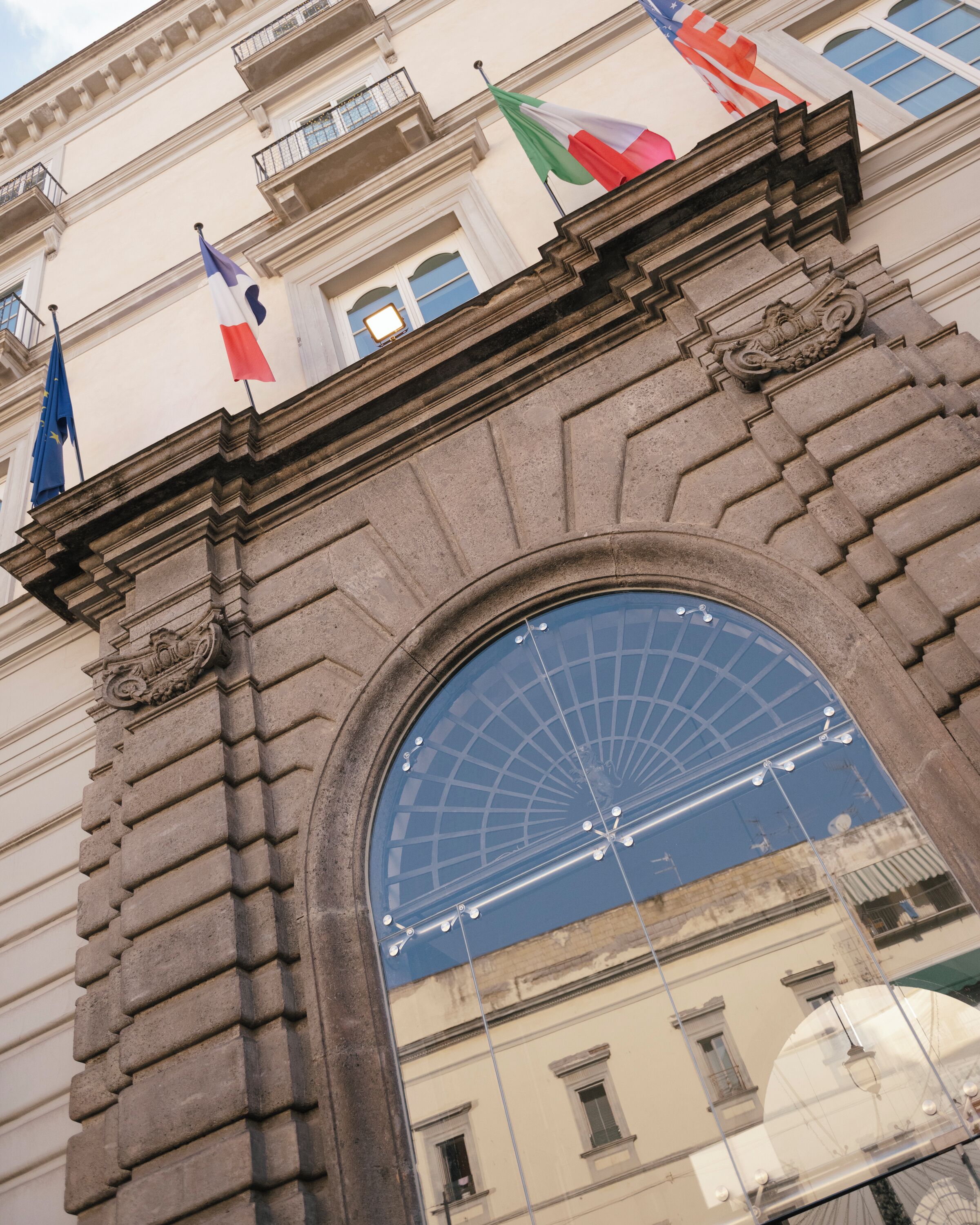 Facciata della struttura