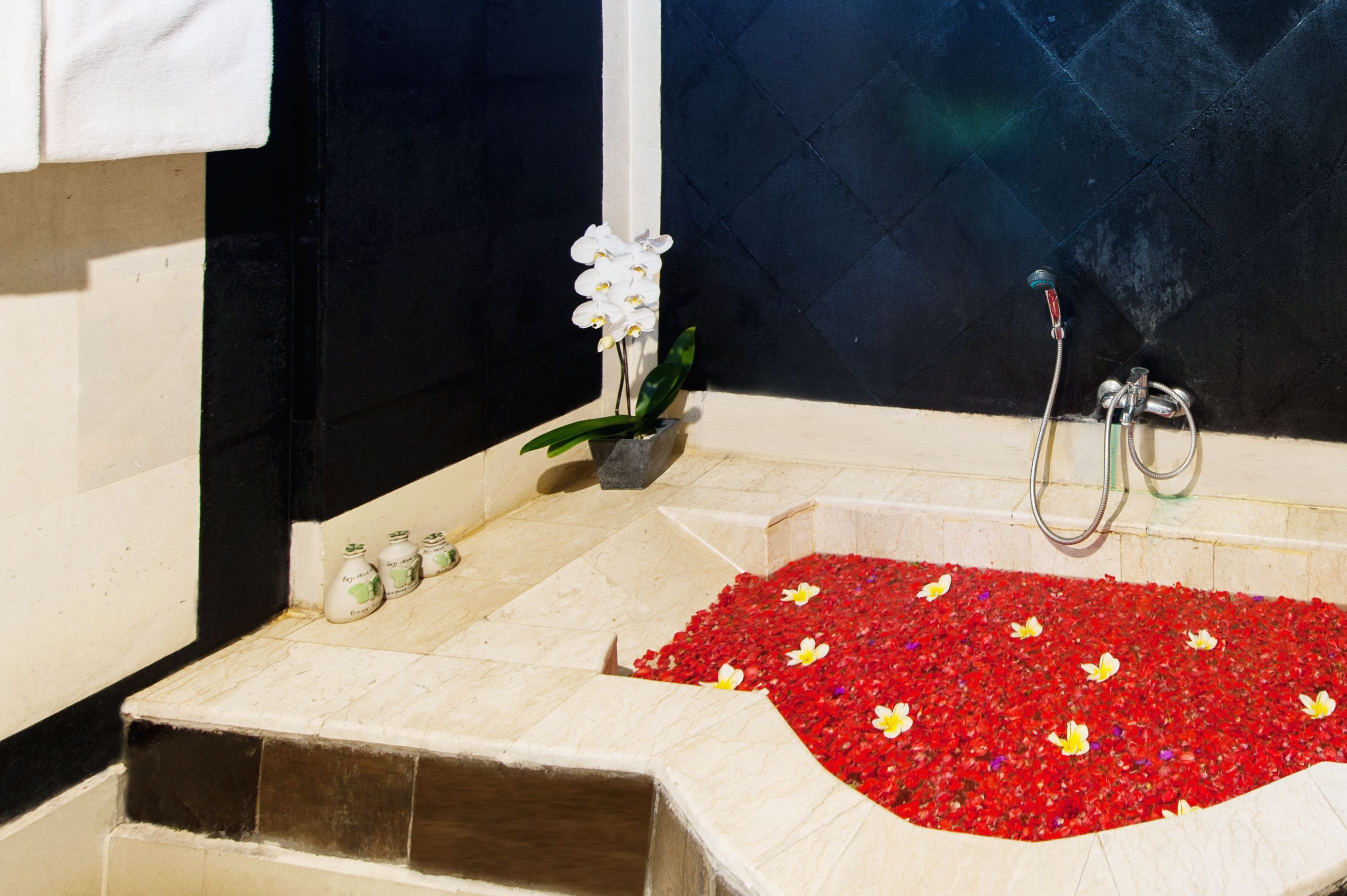 family room (lumbung) | deep-soaking bathtub