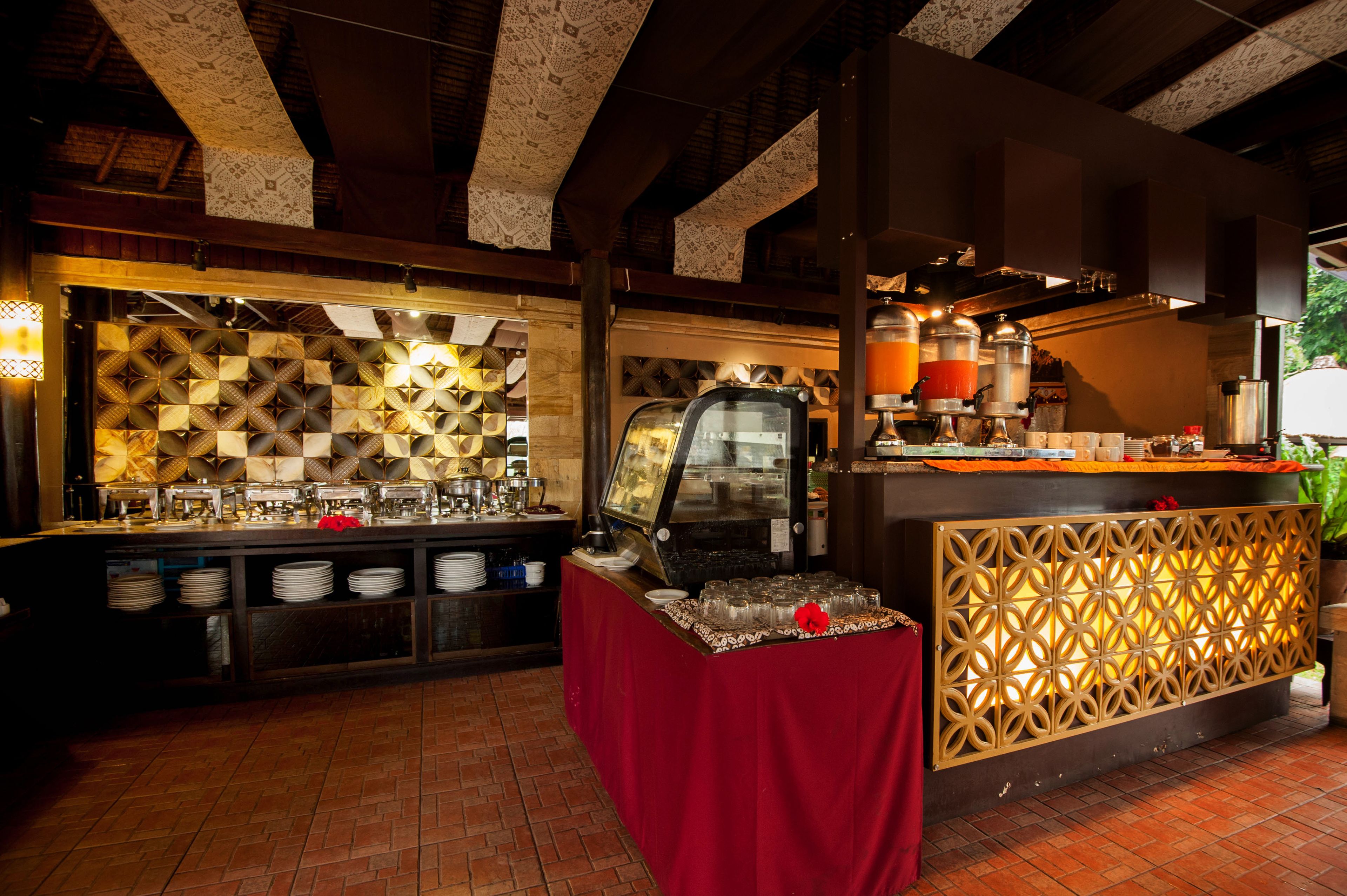 daily buffet breakfast (idr 150000 per person)