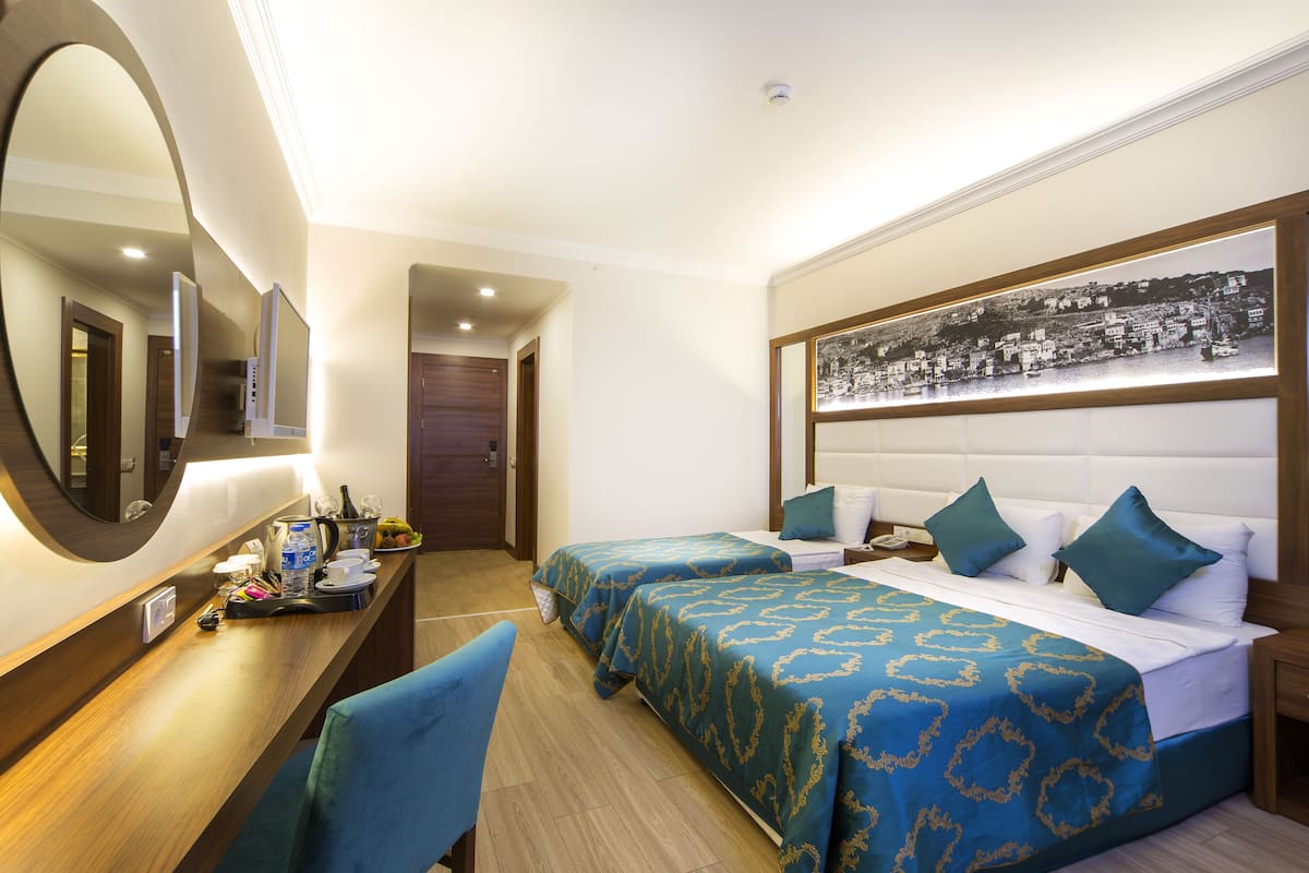 1 slaapkamer, een minibar, een bureau, gratis wifi