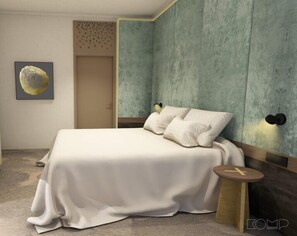 Deluxe Double Room | 1 bedroom, minibar, in-room safe, desk