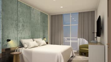 1 chambre, minibar, coffres-forts dans les chambres, bureau