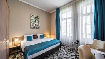 1 habitación, minibar, caja de seguridad en la habitación y escritorio