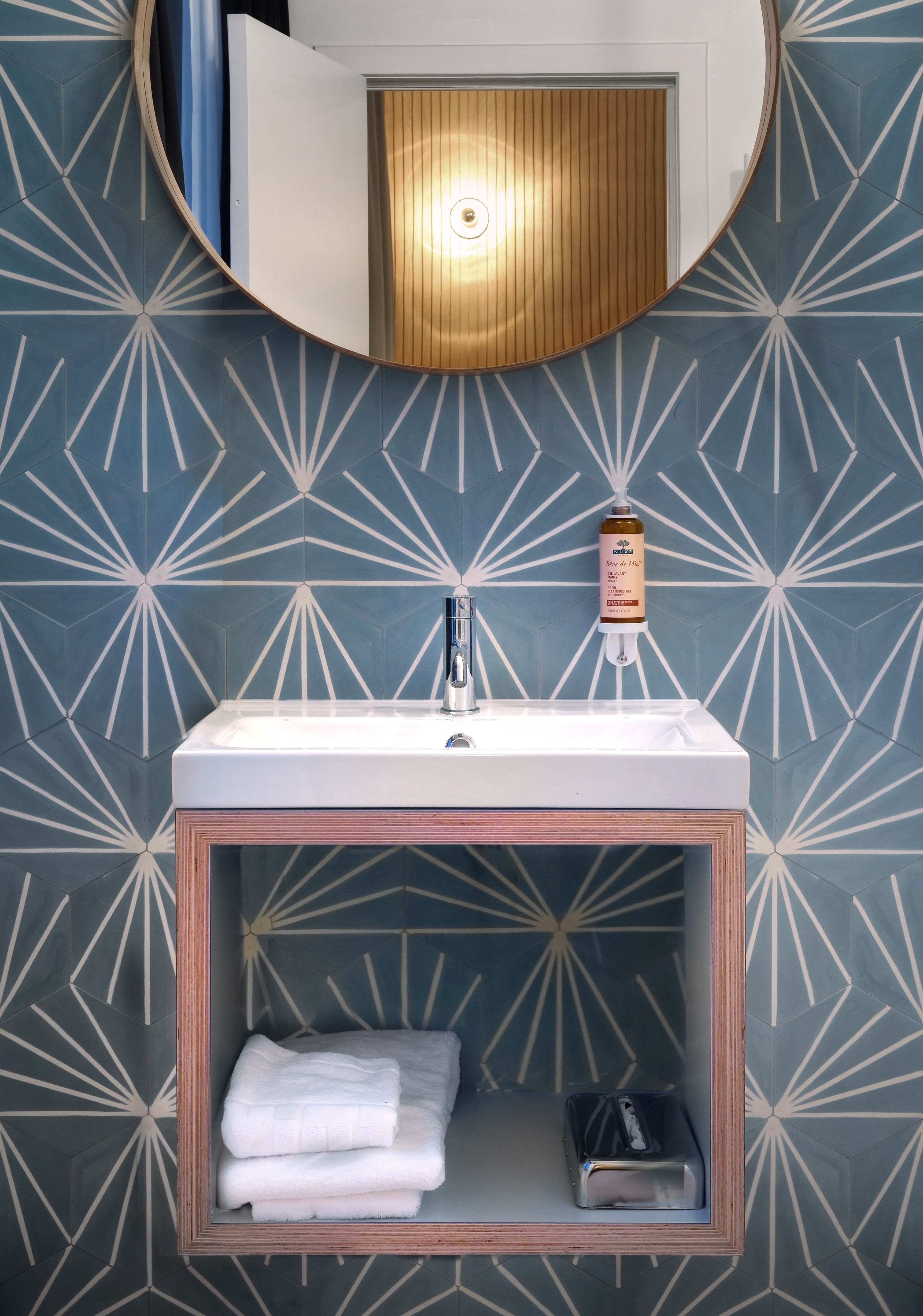 free toiletries, hair dryer, towels