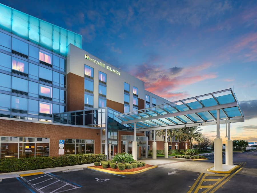 Front of property - evening/night