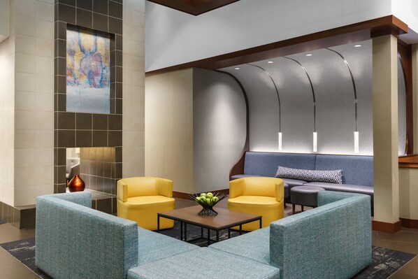 Sala de estar en el lobby