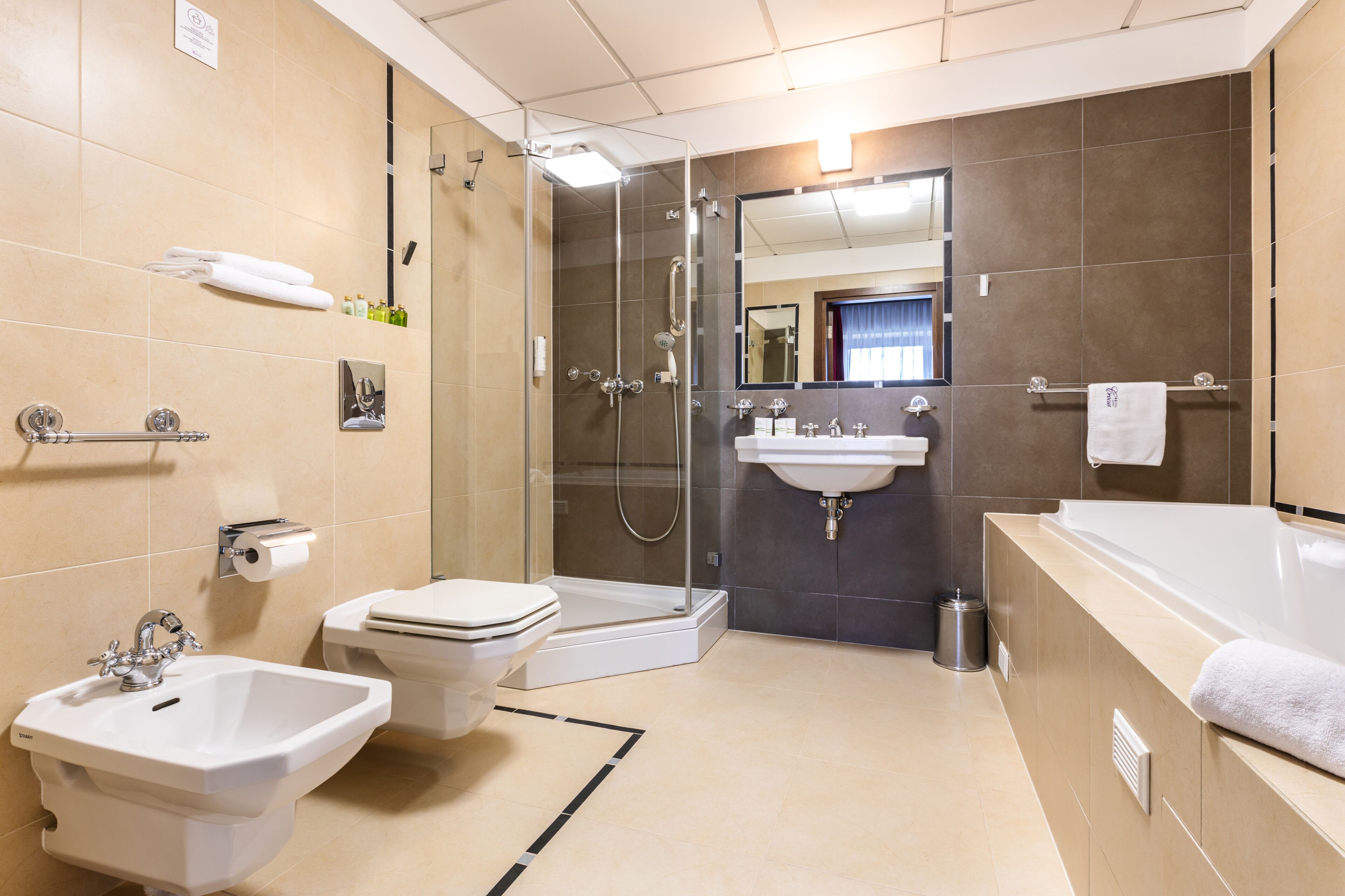 presidential apartment | bathroom | free toiletries, hair dryer, bathrobes, slippers