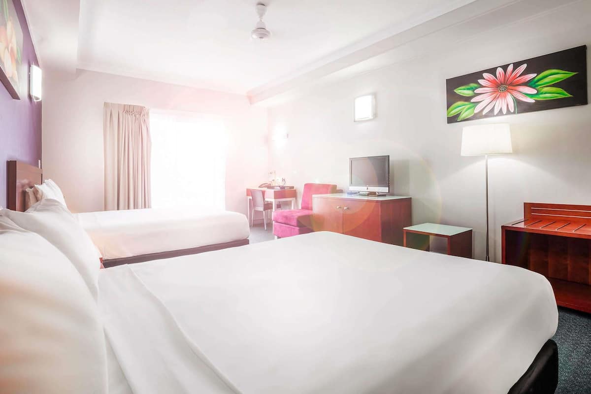 Standard Twin Room, 2 Queen Beds, Accessible | Desk, iron/ironing board, cribs/infant beds, WiFi