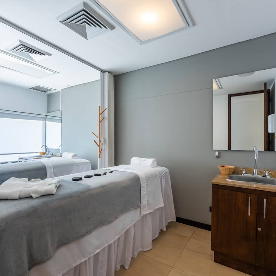 Turkish bath, body treatments, facials, massage/treatment rooms