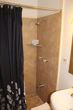 Deluxe Room (With A/C) | Bathroom shower