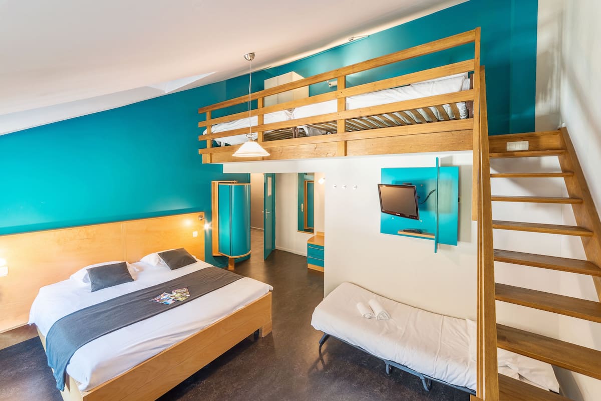 1 slaapkamer, gratis babybedden, gratis kabelinternet