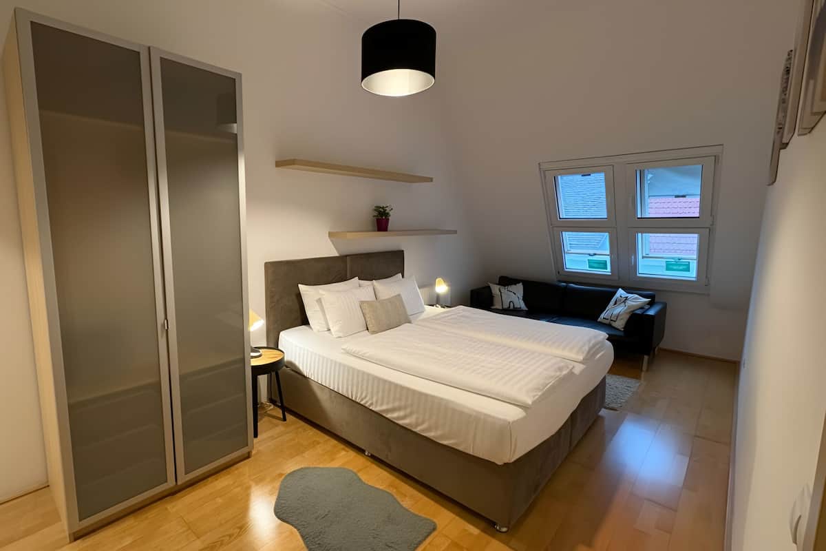 Deluxe Apartment, 2 Bedrooms | In-room safe, soundproofing, iron/ironing board, free WiFi