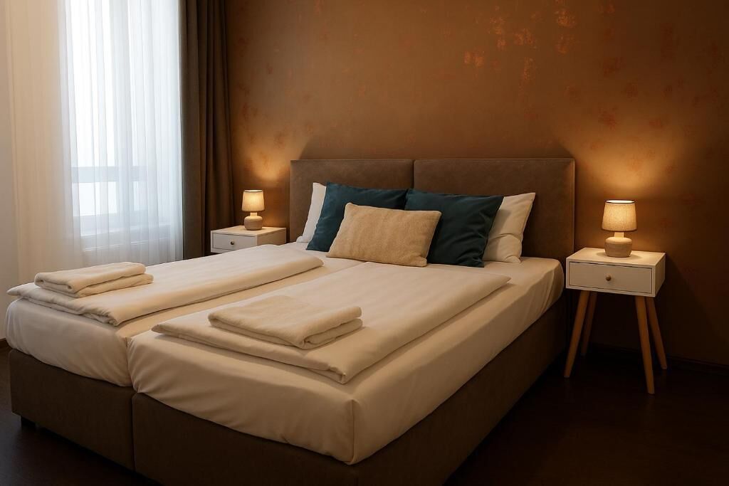 Appartement Deluxe, 1 chambre | Coffres-forts dans les chambres, chambres insonorisées