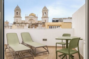 Penthouse estándar, 1 habitación | Terraza o patio