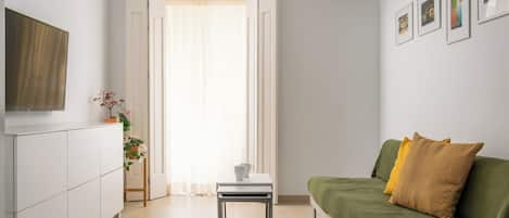 Apartment, 2 Bedrooms | Living area | 26-inch LCD TV with digital channels, TV