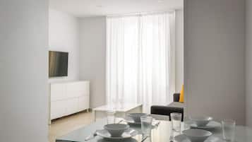 Standard Apartment, 1 Bedroom (Ground Floor) | Living area | 26-inch LCD TV with digital channels, TV