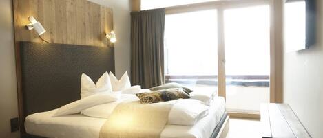 Design-Doppelzimmer | 1 Schlafzimmer, Zimmersafe, individuell dekoriert
