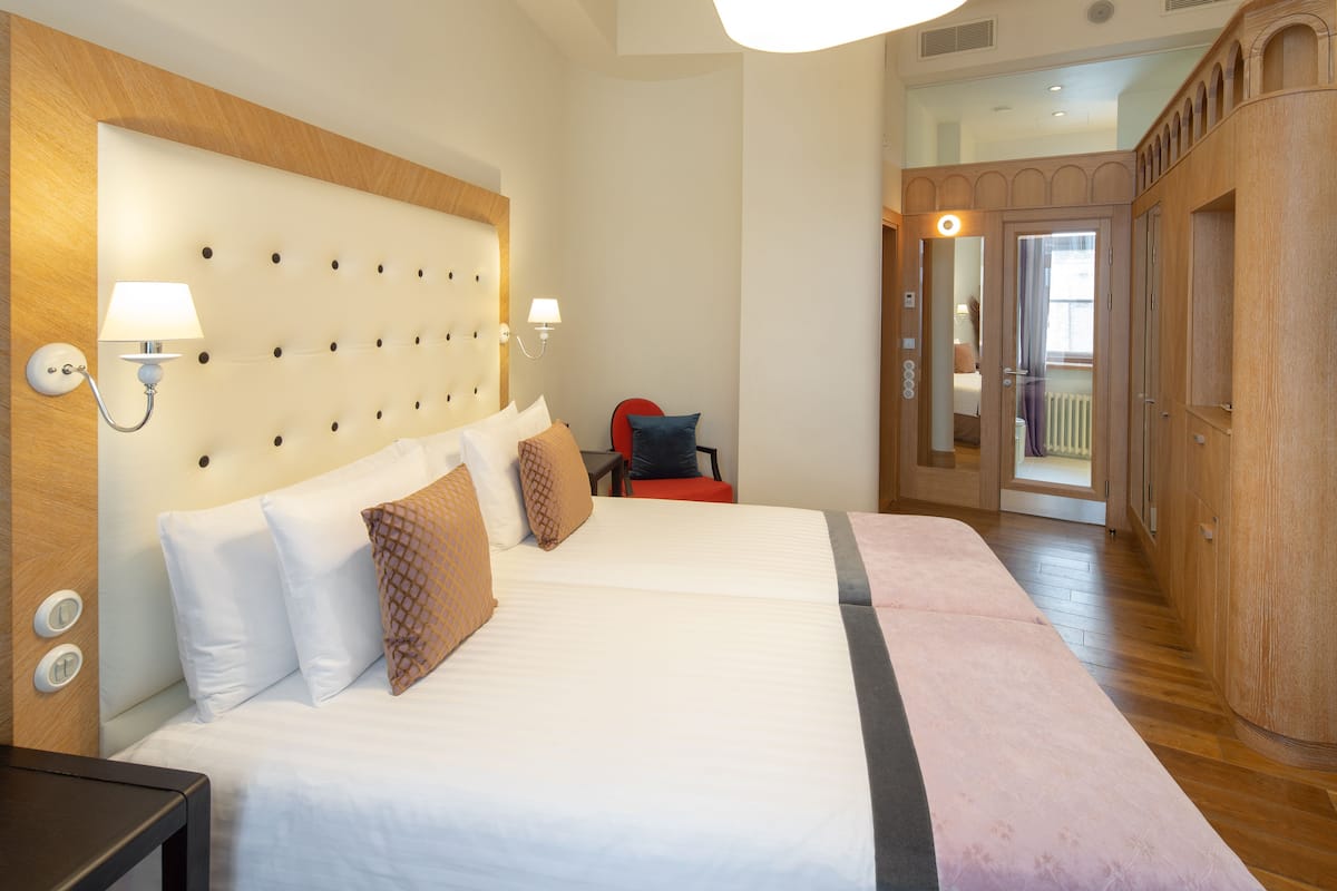 1 slaapkamer, lakens van Egyptisch katoen, luxe beddengoed