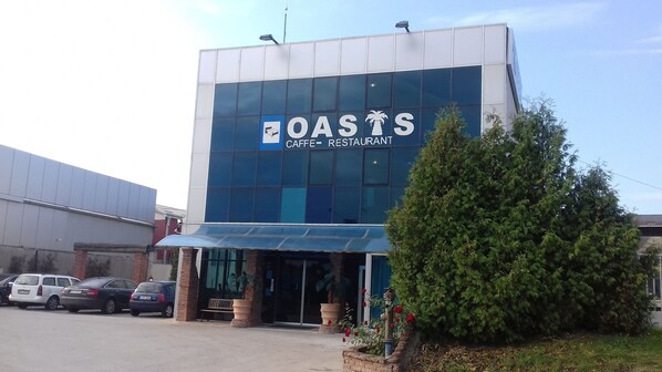 Voorkant van accommodatie