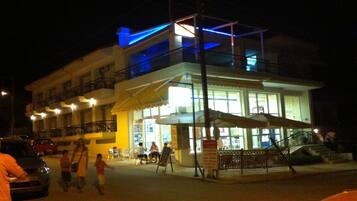 Front of property – evening/night