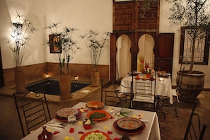 Interior entrance