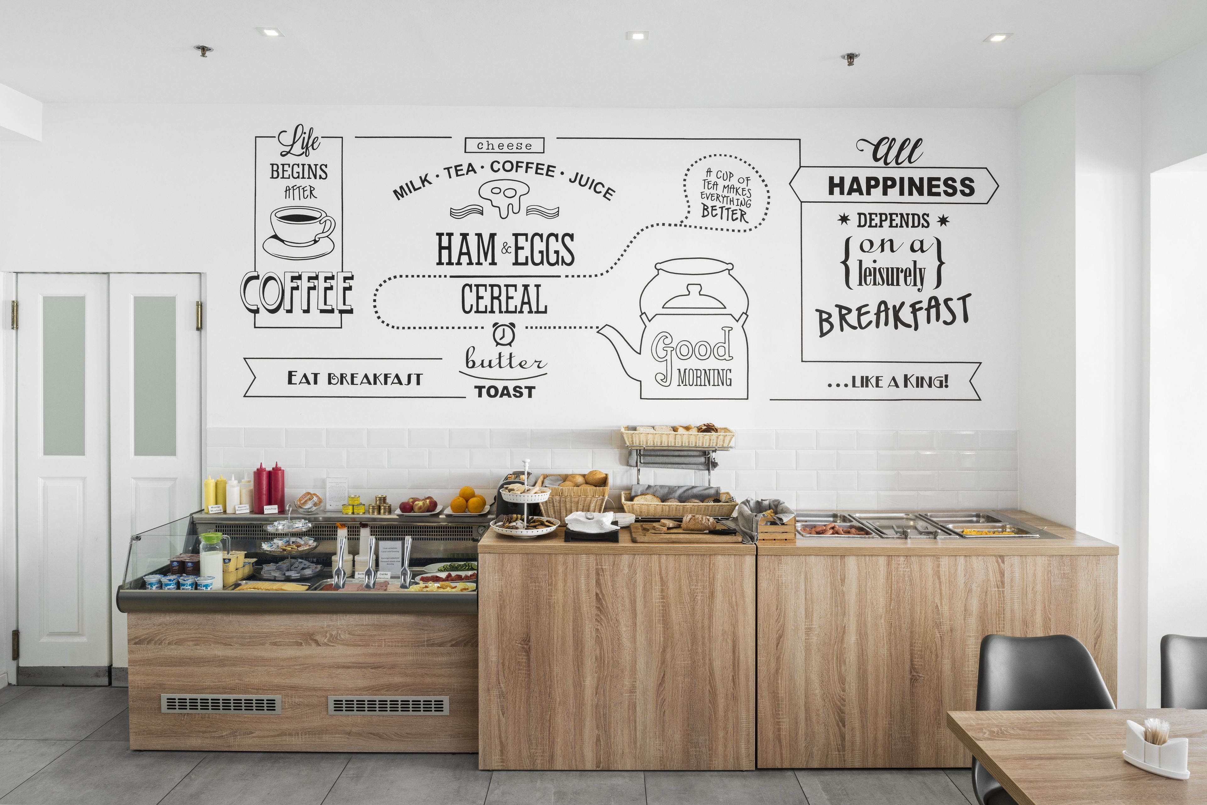 daily buffet breakfast (eur 11 per person)