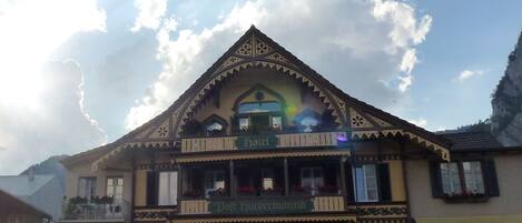 Front of property – evening/night