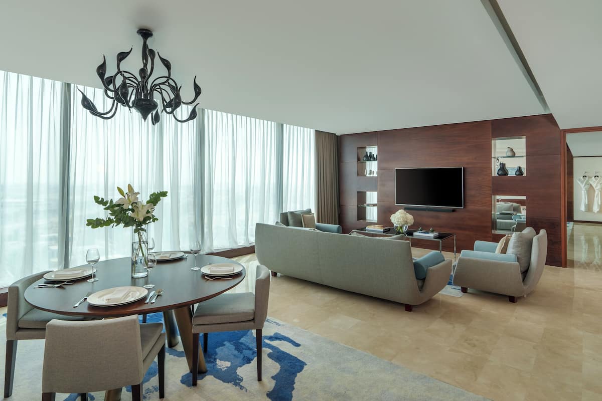 Fairmont Gold, Premium-Suite, 1Â King-Bett und Schlafsofa, Nichtraucher | Wohnbereich
