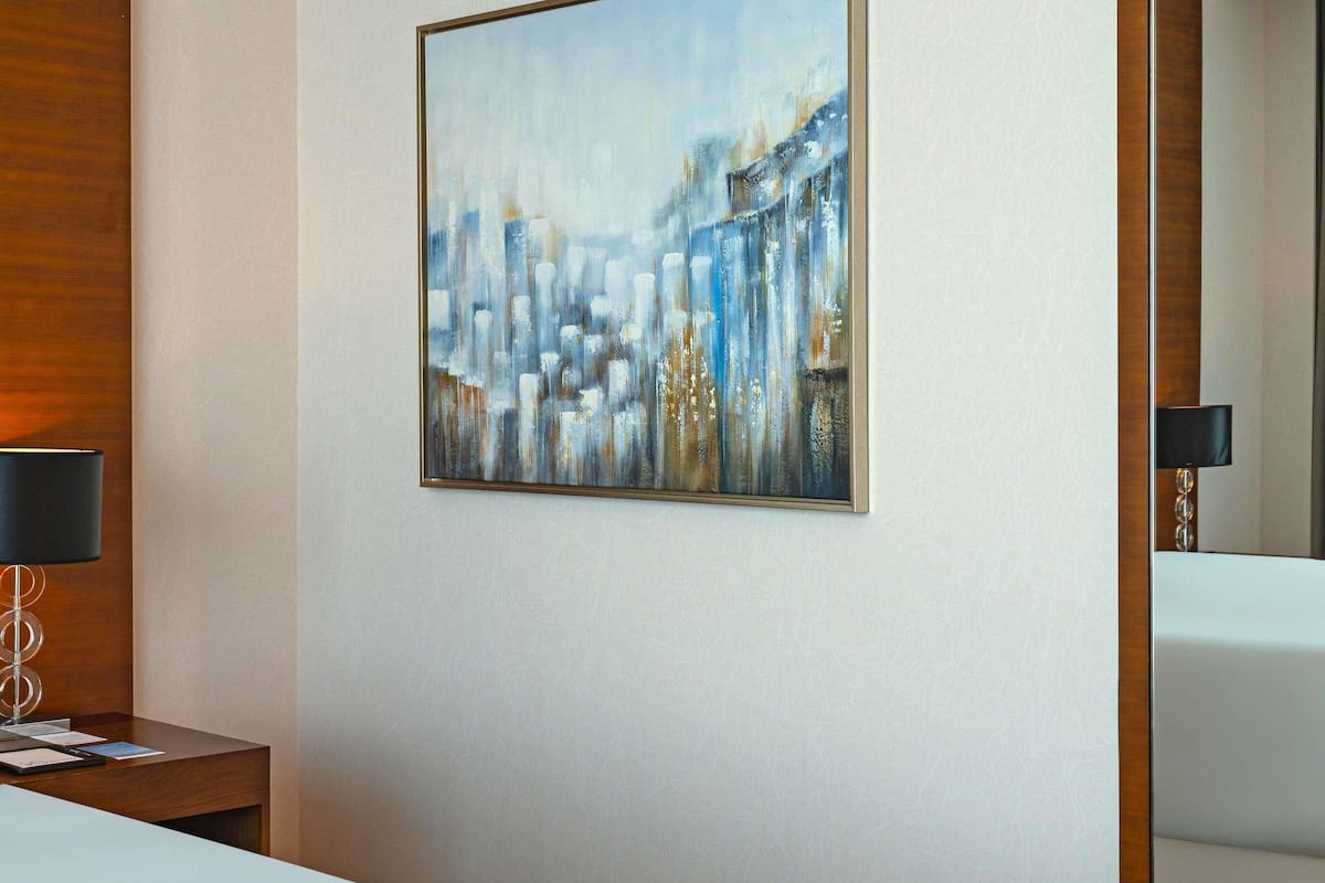 Junior Suite View | Hypo-allergenic bedding, minibar, in-room safe, desk