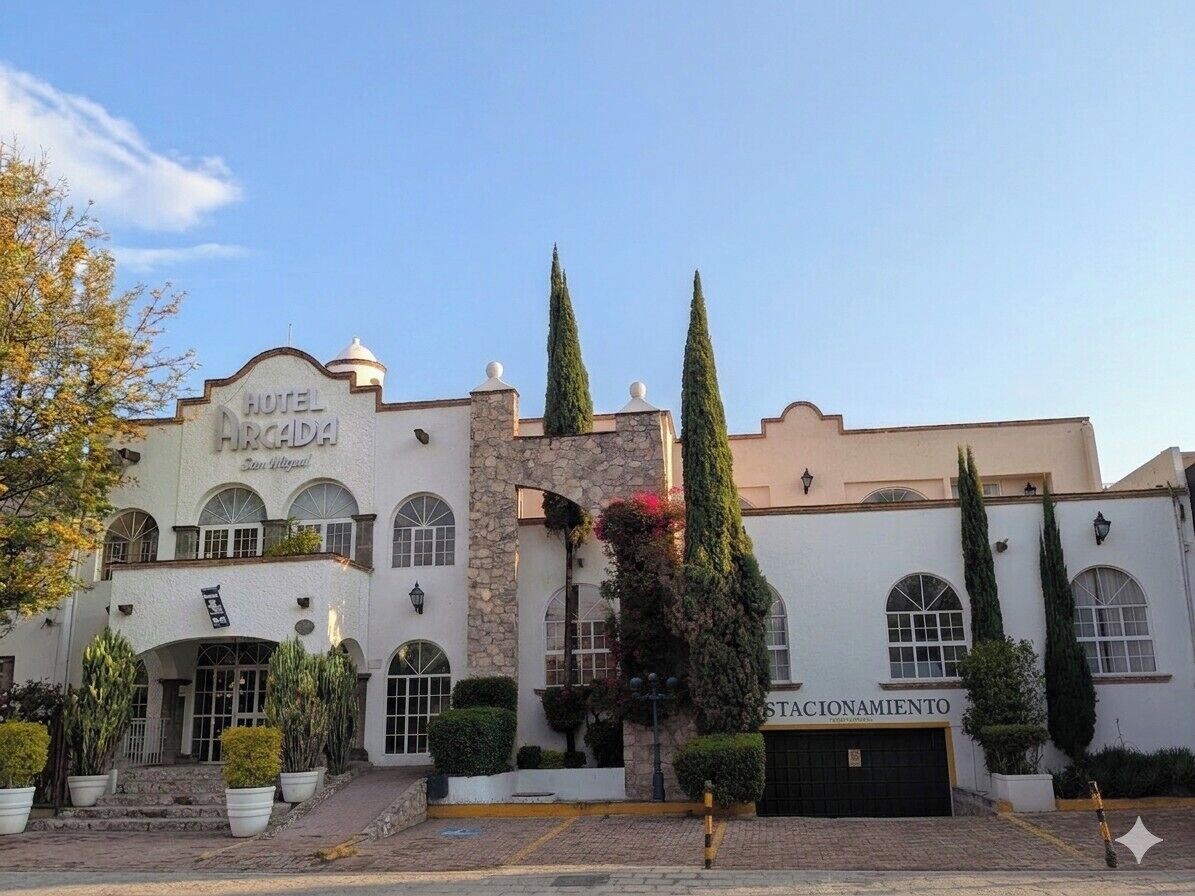 Vista frontal de la propiedad