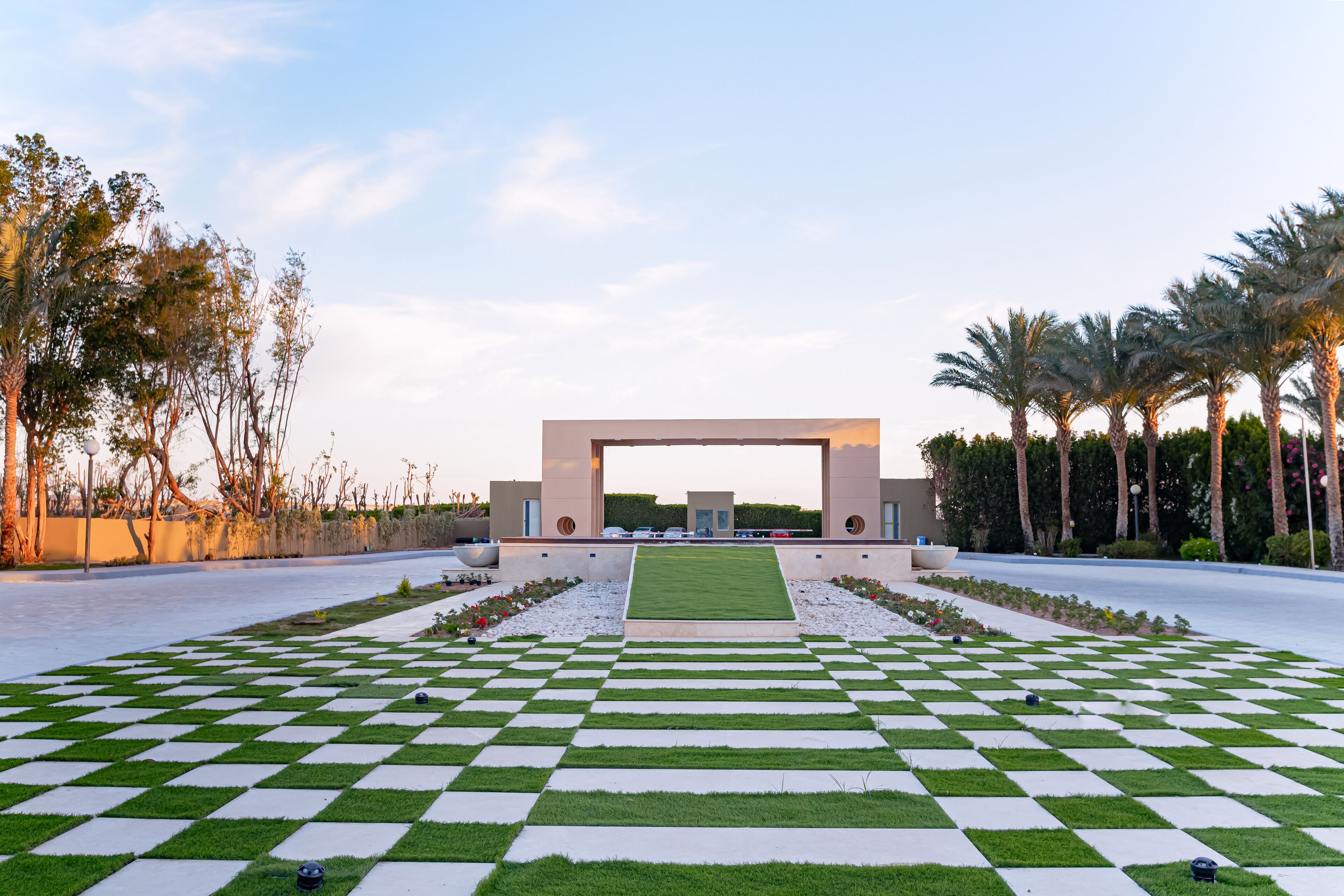 Entrada de la propiedad